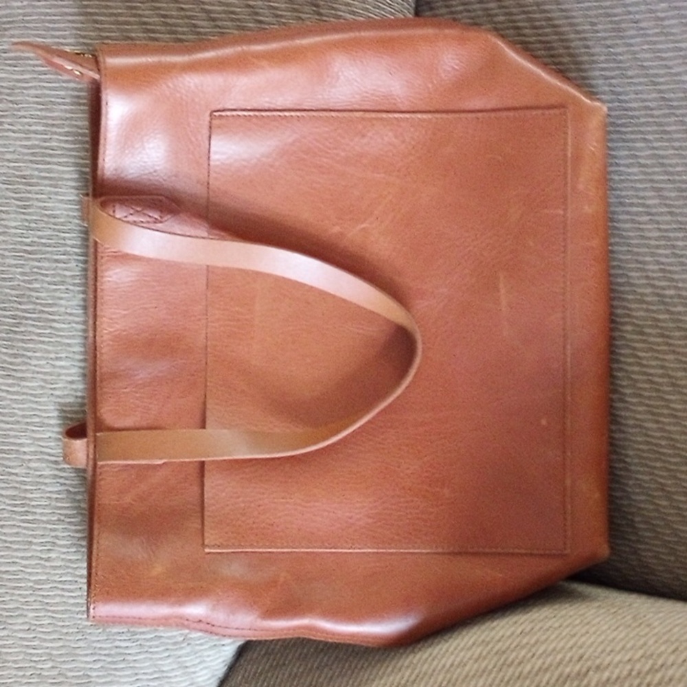 Madewell leather tote